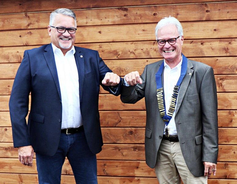 Präsidentenwechsel bei den Hildener Lions